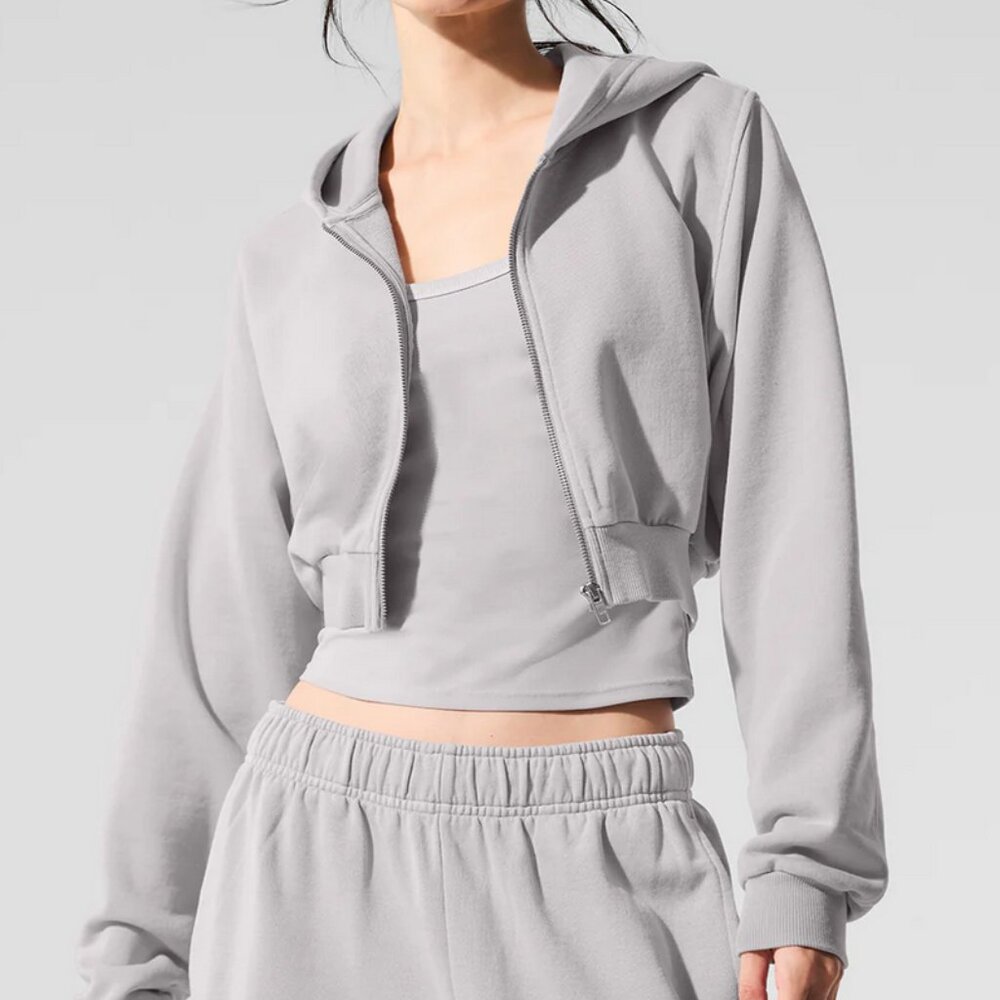 Washed Breakaway Zip Up Hoodie NEW w/ tags